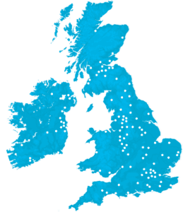 map of UK